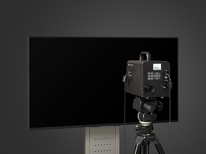 CS-2000/2000A로 TV(디스플레이)을 측정하는 예